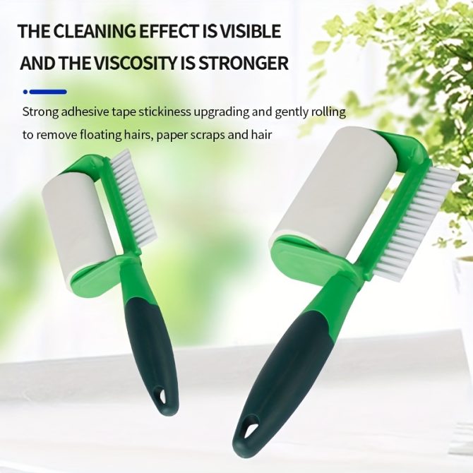 1pc, Lint Rollers For Pet Hair Extra Sticky, Portable Lint Remover Brush, Pet Hair Remover For Dog & Cat Hair Removal, Clothes, Furniture, Cleaning Tools, Cleaning Supplies - Image 3
