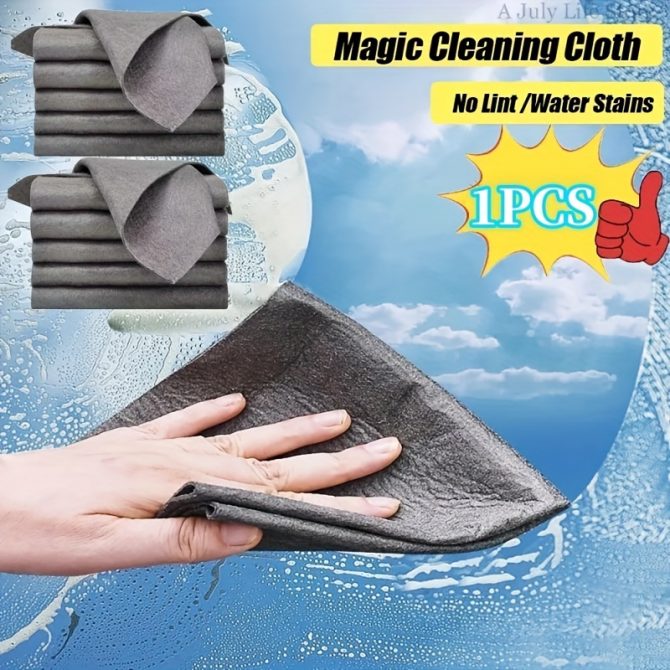 1pc Thickened Magic Cleaning Cloth For Countertop Window Glass, Cleaning Tool For Home Car Boat, Kitchen Accessories - Image 16