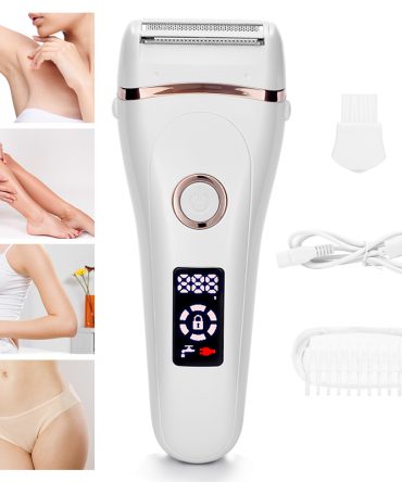 Electric Razor Painless Lady Shaver For Women Razor Shaver Hair Removal Trimmer For Legs Underarm Waterproof LCD USB Charging