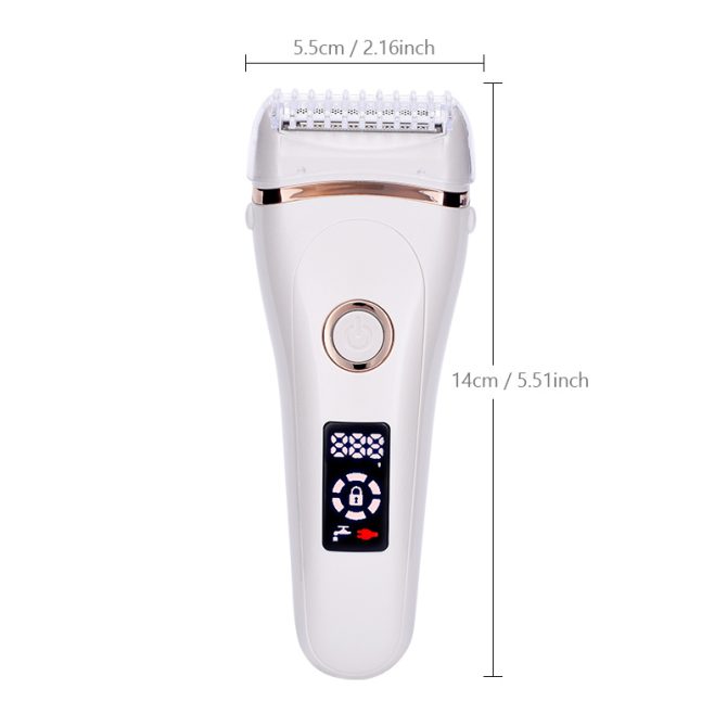 Electric Razor Painless Lady Shaver For Women Razor Shaver Hair Removal Trimmer For Legs Underarm Waterproof LCD USB Charging - Image 7