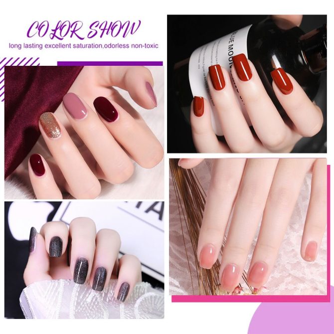Limegirl Gel Nail Polish Set 60/40/24Colors Semi Permanent UV Led Gel Varnish Soak Off Nail Lacquers Base Top Coat - Image 2