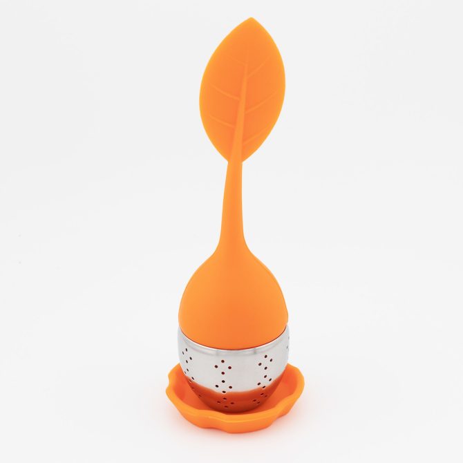 1pc Tea Infuser Silicone Handle Stainless Steel Strainer Drip Tray Included - Loose Tea Steeper - Best Tea Infuser For Loose Leaf Or Herbal Tea - Image 52