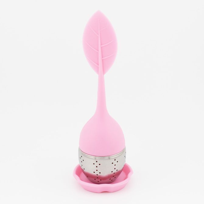 1pc Tea Infuser Silicone Handle Stainless Steel Strainer Drip Tray Included - Loose Tea Steeper - Best Tea Infuser For Loose Leaf Or Herbal Tea - Image 43
