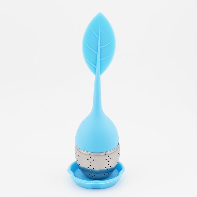 1pc Tea Infuser Silicone Handle Stainless Steel Strainer Drip Tray Included - Loose Tea Steeper - Best Tea Infuser For Loose Leaf Or Herbal Tea - Image 45