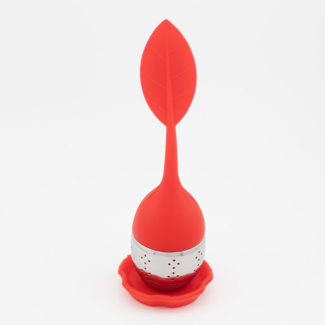 1pc Tea Infuser Silicone Handle Stainless Steel Strainer Drip Tray Included - Loose Tea Steeper - Best Tea Infuser For Loose Leaf Or Herbal Tea - Image 47