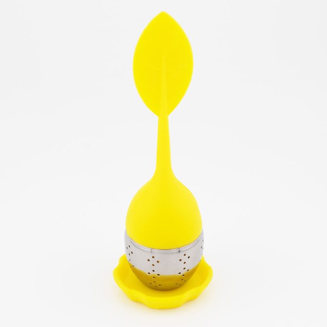 1pc Tea Infuser Silicone Handle Stainless Steel Strainer Drip Tray Included - Loose Tea Steeper - Best Tea Infuser For Loose Leaf Or Herbal Tea - Image 48