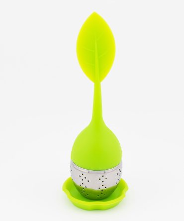 1pc/7pcs Tea Infuser Silicone Handle Stainless Steel Strainer Drip Tray Included - Loose Tea Steeper - Best Tea Infuser For Loose Leaf Or Herbal Tea