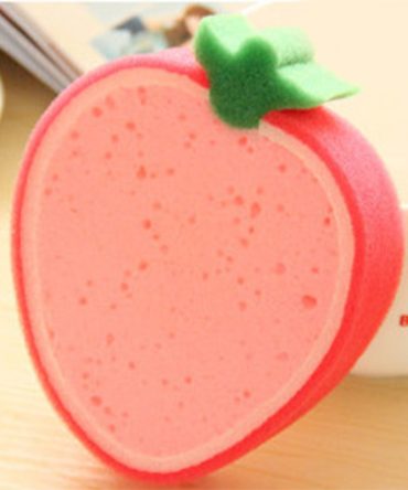 Dishwashing Sponge Kitchen Supplies Tools Cute Fruit Shape Clean Stains Removing Kit Useful Things For Home Cleaning Accessories
