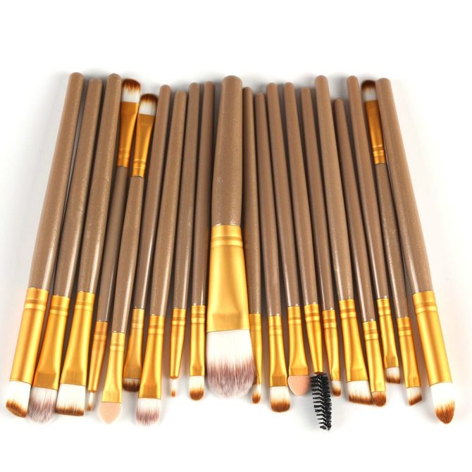 20Pcs Makeup Brushes Set Professional Plastic Handle Soft Synthetic Hair Powder Foundation Eyeshadow Make Up Brushes Cosmetics - Image 22