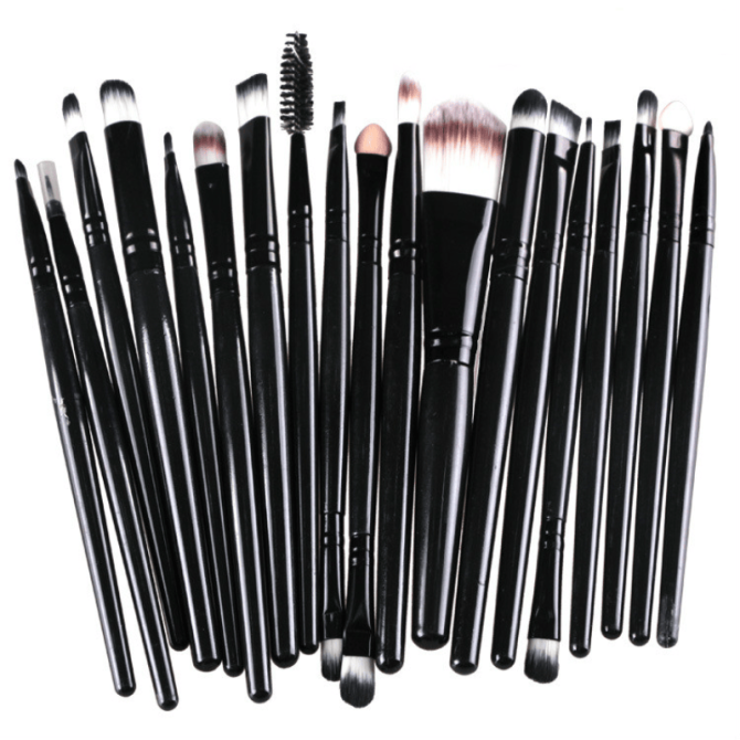 20Pcs Makeup Brushes Set Professional Plastic Handle Soft Synthetic Hair Powder Foundation Eyeshadow Make Up Brushes Cosmetics - Image 19