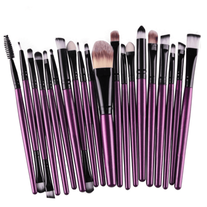 20Pcs Makeup Brushes Set Professional Plastic Handle Soft Synthetic Hair Powder Foundation Eyeshadow Make Up Brushes Cosmetics - Image 20