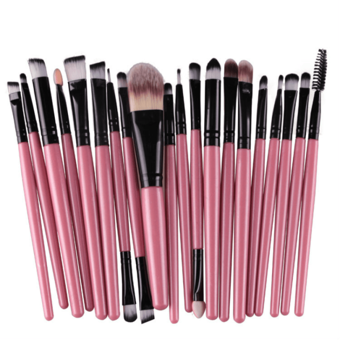 20Pcs Makeup Brushes Set Professional Plastic Handle Soft Synthetic Hair Powder Foundation Eyeshadow Make Up Brushes Cosmetics - Image 16