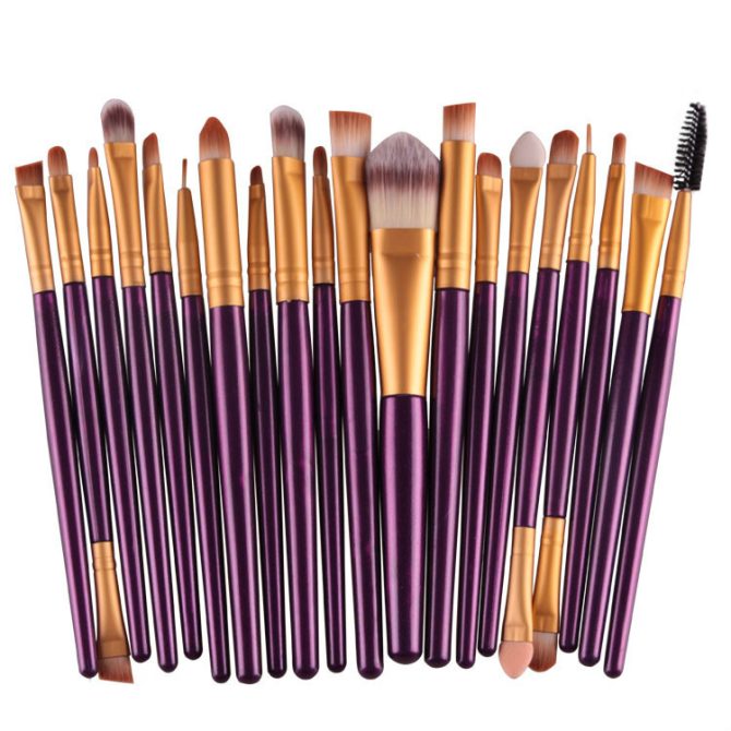 20Pcs Makeup Brushes Set Professional Plastic Handle Soft Synthetic Hair Powder Foundation Eyeshadow Make Up Brushes Cosmetics - Image 29