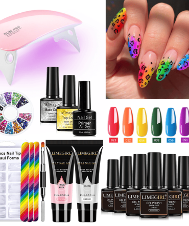 Nail Art Kits Poly Nail Polish Kits Professional Nail Art Kits Acrylic Extension Gel Nail Polish All For Nail Polish Kits Soak N