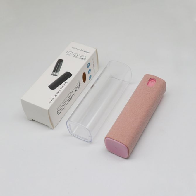 Mobile Phone Screen Cleaner 10ml Portable Rectangle Shape Microfiber Anti Dust Mobile Phone Screen Cleaner Spray Cleaner Wipe Bottle - Image 2