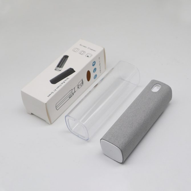 Mobile Phone Screen Cleaner 10ml Portable Rectangle Shape Microfiber Anti Dust Mobile Phone Screen Cleaner Spray Cleaner Wipe Bottle - Image 5