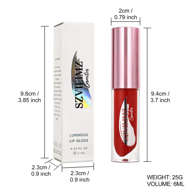 Szvilimz Waterproof Lip Gloss Pink Cover Shimmer Lip Gloss Wholesale - Image 64