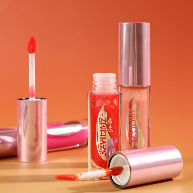 Szvilimz Waterproof Lip Gloss Pink Cover Shimmer Lip Gloss Wholesale - Image 58