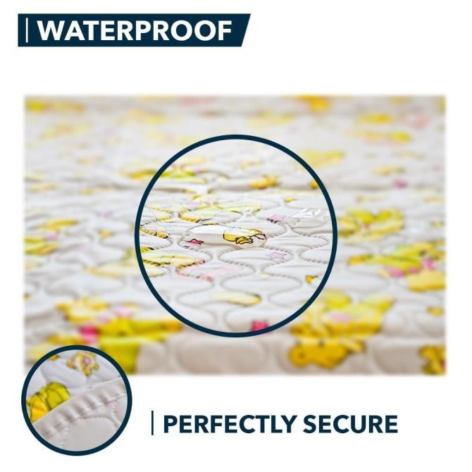 Baby Changing Mat 31.5 x 25.5 inch Waterproof Portable Travel Changing Pad Wipeable Liners with Reinforced Double Seams Change Diaper On The Go Foldable Large Baby Nappy Changer Mat - Image 4