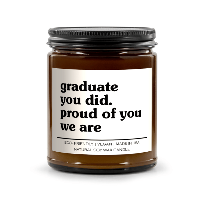 Graduate You Did Proud Of You We Are Candle - Image 7