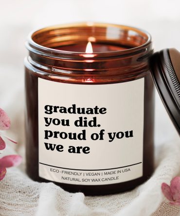 Graduate You Did Proud Of You We Are Candle
