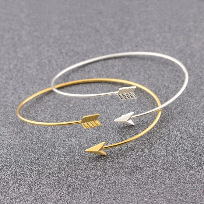 Punk Arrow Wrap Cuff Bracelets For Women Sample - Image 4