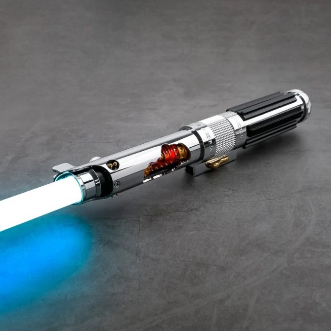 TXQSABER Knightfall Crystal Anakin Skywalker Gesture Ignition Bluetooth Neo Pixel Ligthsaber App Programmable Laser Sword Luminous Toys
