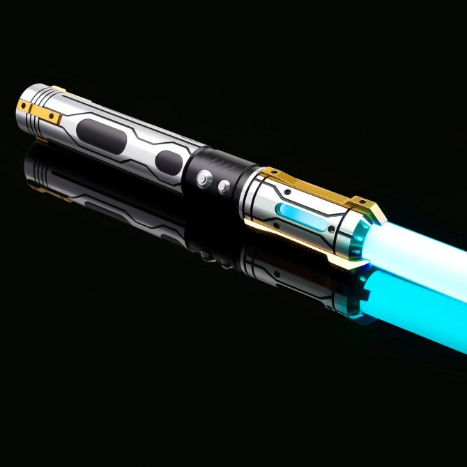 TXQSABER Ghost Lightsaber RGB Soundboard Smooth Swing Metal Handle LED Strip Blade Cosplay Laser Jedi Sword Kids Toys