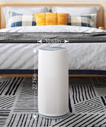 Console Air Purifier with True HEPA Filter