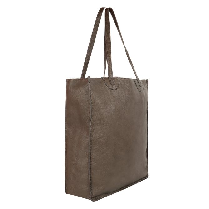 Tate Sustainable Leather Tote Bag - Image 3