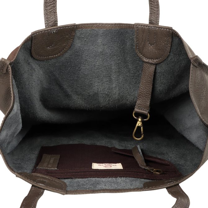 Tate Sustainable Leather Tote Bag - Image 6