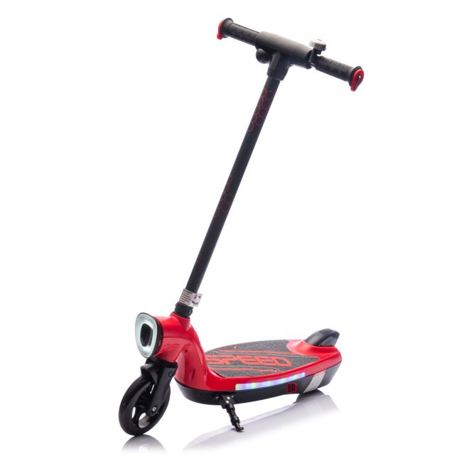 Kids Ride On Electric Scooter With Kickstand,Scooter Bell,Faster Speed And Longer Usage Time,Rear Brake,Wider Pedal,Non-Slip Handle,Colorful LED Lights,5.59-6.84 MPH For Kids 6+. - Image 3