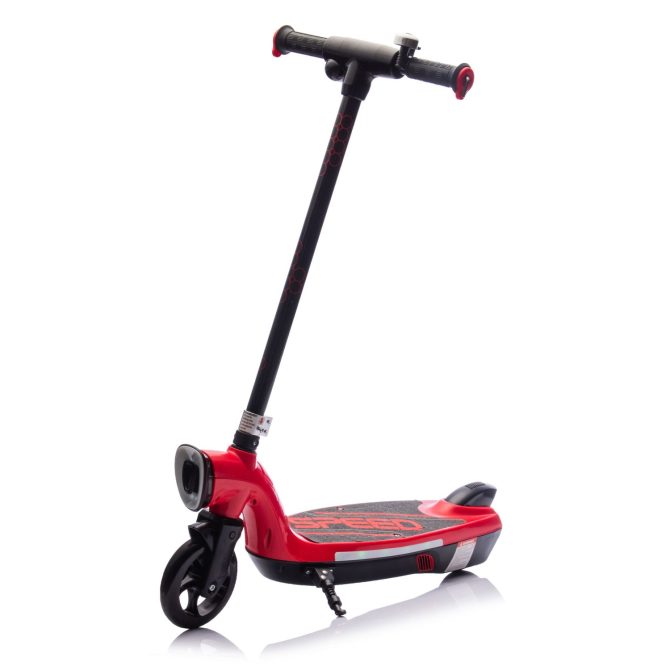Kids Ride On Electric Scooter With Kickstand,Scooter Bell,Faster Speed And Longer Usage Time,Rear Brake,Wider Pedal,Non-Slip Handle,Colorful LED Lights,5.59-6.84 MPH For Kids 6+. - Image 6