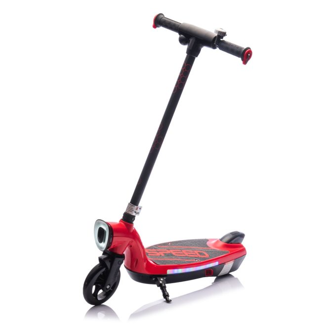 Kids Ride On Electric Scooter With Kickstand,Scooter Bell,Faster Speed And Longer Usage Time,Rear Brake,Wider Pedal,Non-Slip Handle,Colorful LED Lights,5.59-6.84 MPH For Kids 6+. - Image 7
