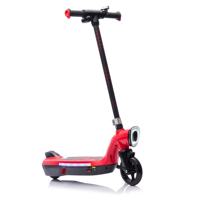 Kids Ride On Electric Scooter With Kickstand,Scooter Bell,Faster Speed And Longer Usage Time,Rear Brake,Wider Pedal,Non-Slip Handle,Colorful LED Lights,5.59-6.84 MPH For Kids 6+. - Image 10