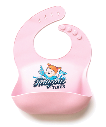 Girls Silicone Baby Bib