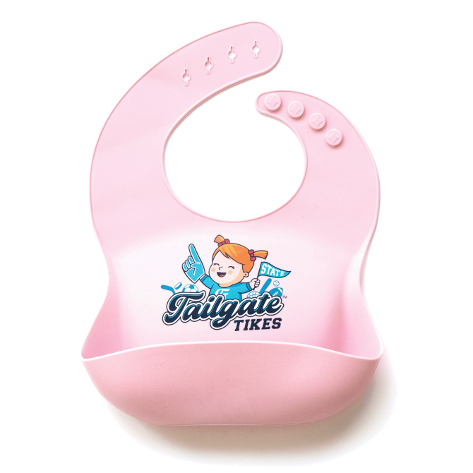 Girls Silicone Baby Bib