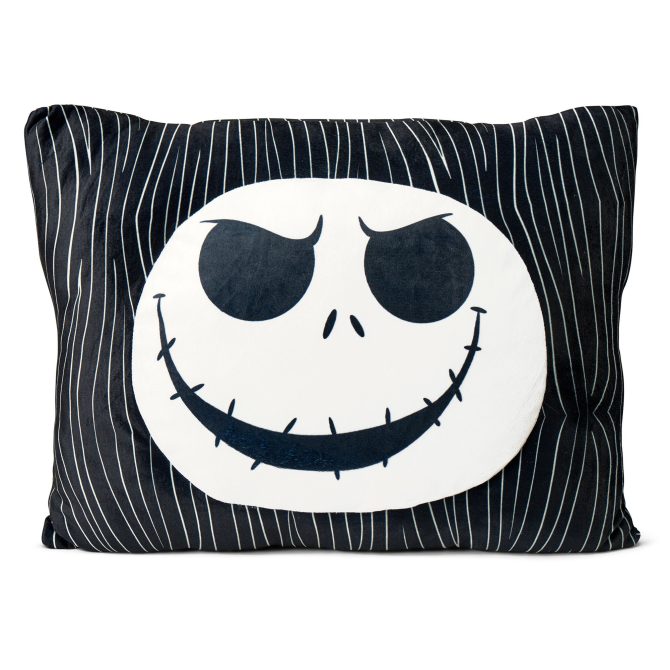 Disney Nightmare Before Christmas Jump Scare Silk Touch Throw Blanket with Plush Pocket Pillow - Image 4