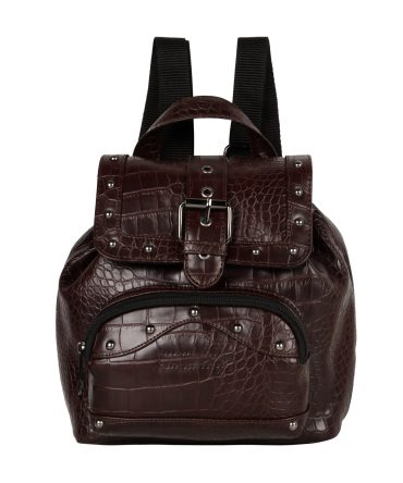 Katy Croc Print Mini Backpack