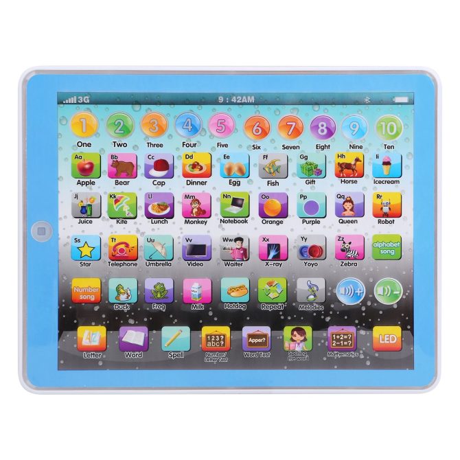 Kid Baby Toddler Tablet Toy Educational Learning Study Tablet Pad Gift for Aged 2 3 4 5 6 7 Girls Boys - Image 4