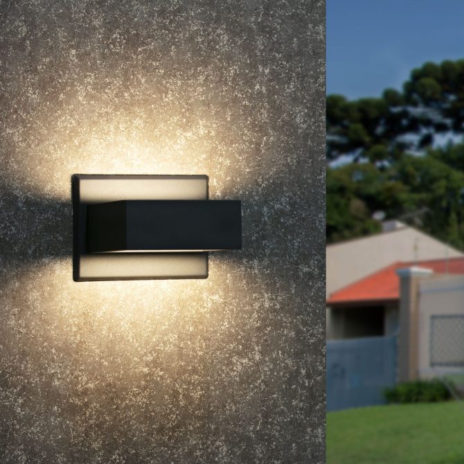 Inowel Wall Sconce LED Integrated Porch Light Modern Waterproof IP54 Wall Lamps Outdoor Up/Down Skeleton Light 17505 - Image 10