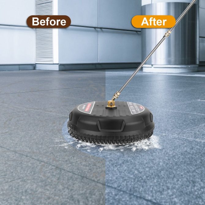 15in High Pressure Flat Surface Cleaner 4000PSI Disc Power Washer Broom - Image 6
