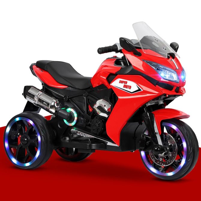 TAMCO 12V Kids Electric motorcycle ,ride on motorcycle,Three lighting wheels Kids electric toys BoysGirls Motorcycle, Children Battery Motor Bikes Rechargeable 3 Wheels Ride on Electric Motorcycle - Image 2