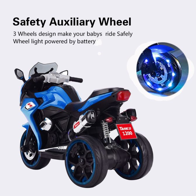 TAMCO 12V Kids Electric motorcycle/ ride on motorcycle, Three lighting wheels Kids electric motorcycle /electric ride on car - Image 7