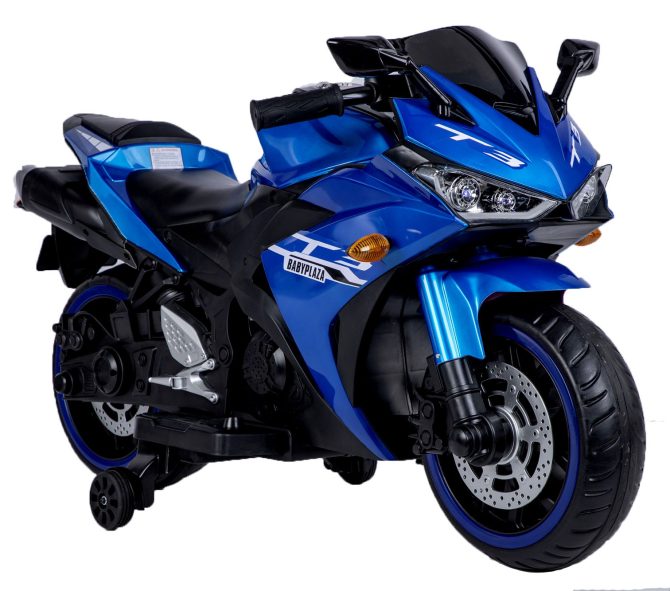 kids motorcycle,Tamco 12V motorcycle for kids 3 4 5 6 years Boys Girls 12v7ah kids motorcycle ride on toy with Training Wheels/manual throttle/ drive by hand /Lightting wheels - Image 3