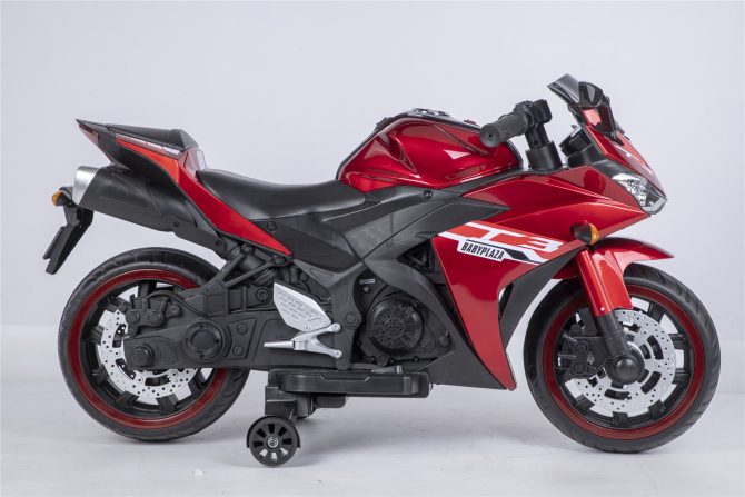 TAMCO kids motorcycle 12V motorcycle for kids 3 4 5 6 years Boys Girls 12v7ah kids motorcycle ride on toy with Training Wheels/manual throttle/ drive by hand /Lightting wheels - Image 7