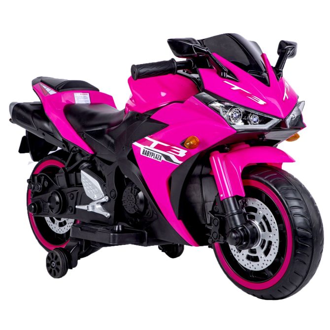 kids motorcycle,Tamco 12V motorcycle for kids 3 4 5 6 years Boys Girls 12v7ah kids motorcycle ride on toy with Training Wheels/manual throttle/ drive by hand /Lightting wheels - Image 4
