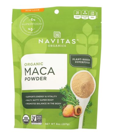 Navitas Naturals Maca Powder - Organic - 8 Oz - Case Of 12