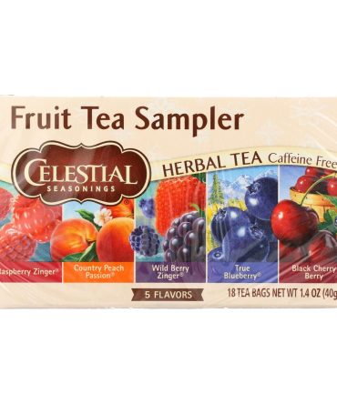 Celestial Seasonings Herbal Tea - Fruity Variety Pack - Case Of 6 - 18 Bag