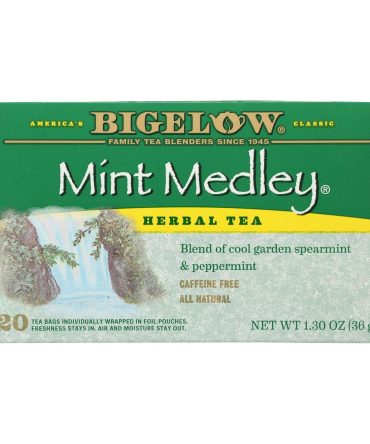 Bigelow Tea Herbal Tea - Mint Medley - Case Of 6 - 20 Bag